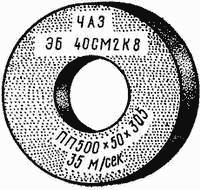 маркировка шлифовального круга